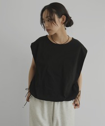【販売終了】ドロストショルダータックTシャツ