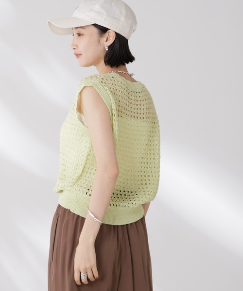 astrostuffs ニットベストbrightwin 2gether astrostuffs ニットベストbrightwin 2gether （テープヤーン