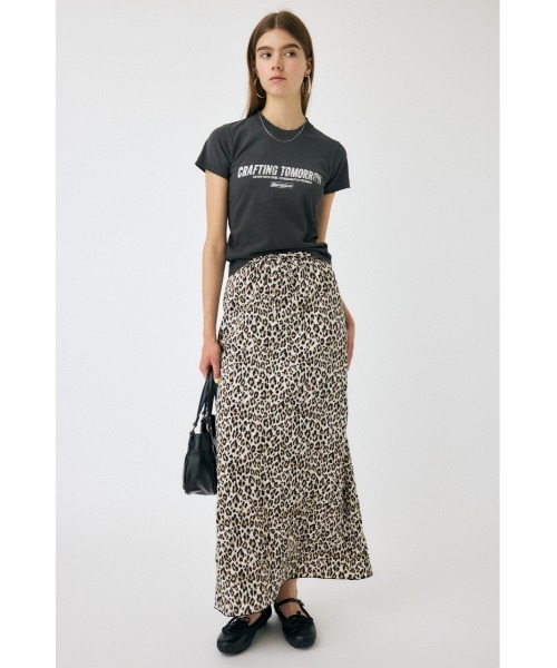MOUSSY(マウジー)の「FADED LOGO Tシャツ(Tシャツ/カットソー・レディース・杢グレー/ライトピンク/ライトブラック・FREE)」の5枚目の写真