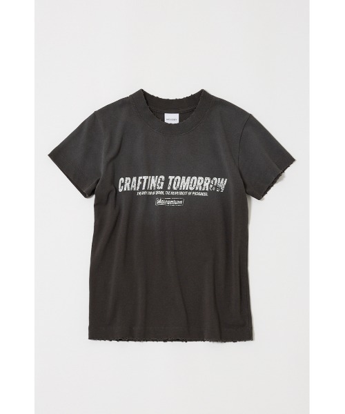 MOUSSY(マウジー)の「FADED LOGO Tシャツ(Tシャツ/カットソー・レディース・杢グレー/ライトピンク/ライトブラック・FREE)」の11枚目の写真