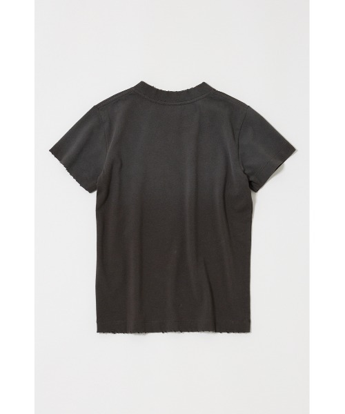 MOUSSY(マウジー)の「FADED LOGO Tシャツ(Tシャツ/カットソー・レディース・杢グレー/ライトピンク/ライトブラック・FREE)」の12枚目の写真