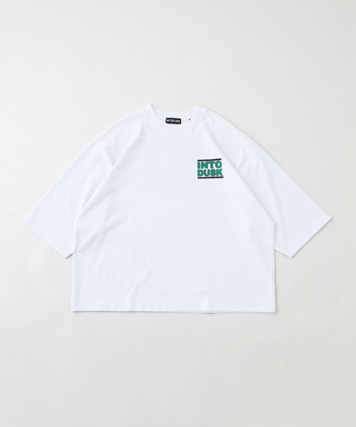 WISM(ウィズム)の「INTODUSK / イントゥダスク BOX LOGO TEE(Tシャツ/カットソー・メンズ・ホワイト・LARGE/MEDIUM)」の1枚目の写真