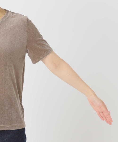 SLOBE IENAベロアカットソーブラウン SLOBE IENA｜ベロアTシャツ | Rakuten Fashion(楽天ファッション
