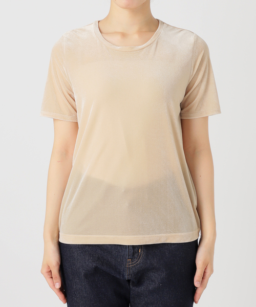 ベロアTシャツ（Tシャツ/カットソー）｜SLOBE IENA