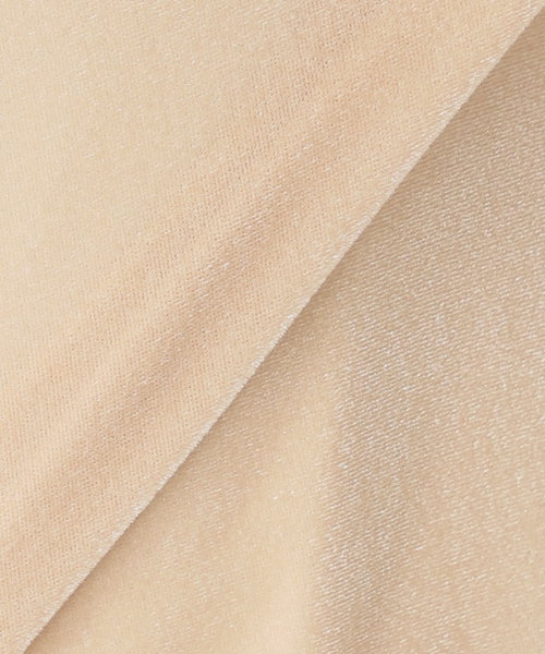 SLOBE IENA(スローブイエナ)の「ベロアTシャツ(Tシャツ/カットソー・レディース・ブラック/サックスブルー/グレー/ベージュ・FREE)」の20枚目の写真