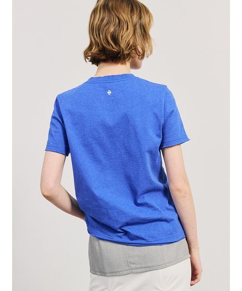 SORIN(ソリン )の「【SALE本日4/19販売終了】MASCULINE Cut-off Print T-shirt/マスキュリン カットオフプリントTシャツ(Tシャツ/カットソー・レディース・ブラック/ライトグレー/ダークブルー・38)」の8枚目の写真