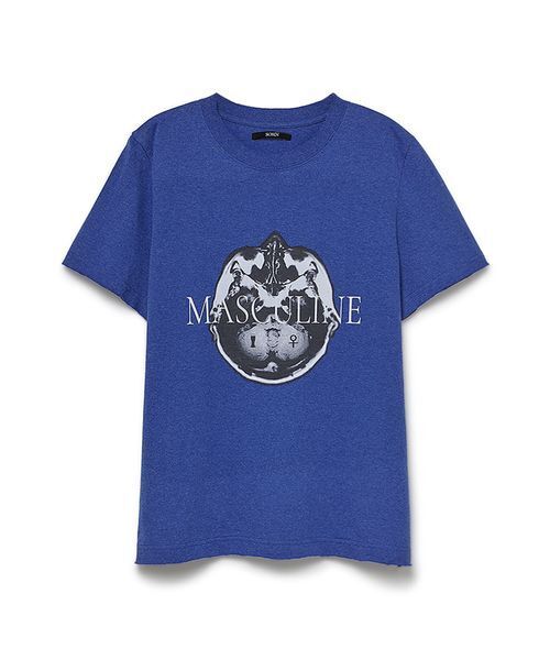SORIN(ソリン )の「【SALE本日4/19販売終了】MASCULINE Cut-off Print T-shirt/マスキュリン カットオフプリントTシャツ(Tシャツ/カットソー・レディース・ブラック/ライトグレー/ダークブルー・38)」の10枚目の写真