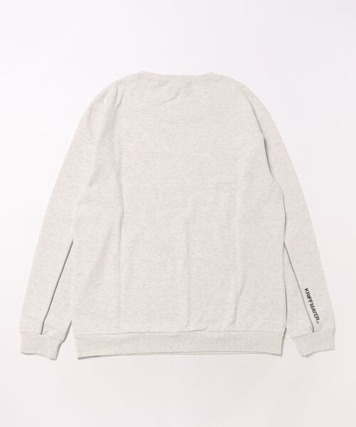 KRIFF MAYER Kid's Collection（クリフメイヤーキッズコレクション）の「袖パイピングクルー（スウェット・キッズ・チャコール/ライトグリーン/カラフル/ネイビー/オートミール・150/140/130/120/170/160）」の20枚目の写真