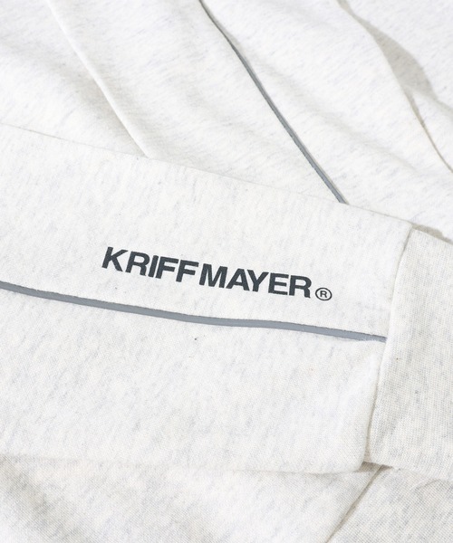 KRIFF MAYER Kid's Collection（クリフメイヤーキッズコレクション）の「袖パイピングクルー（スウェット・キッズ・チャコール/ライトグリーン/カラフル/ネイビー/オートミール・150/140/130/120/170/160）」の15枚目の写真