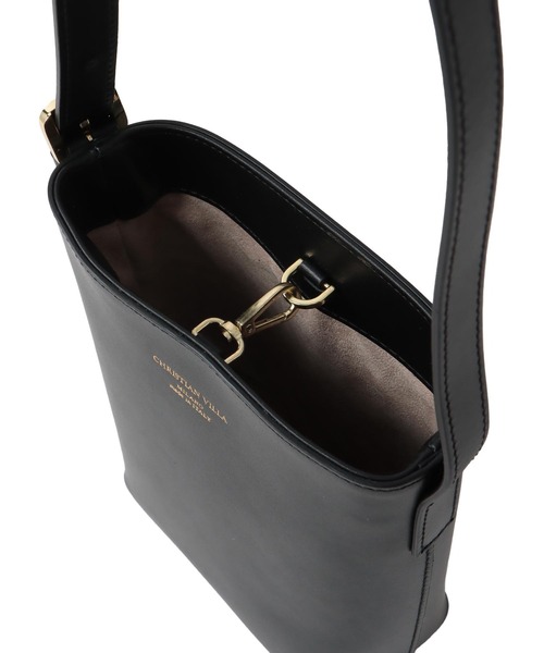 CHRISTIAN VILLA（クリスチャンヴィラ）の「CHRISTIAN VILLA / one hand shoulder bag(ワンハンドショルダーバッグ 6305)（ショルダーバッグ・レディース・キャメル/ブラック・FREE）」の6枚目の写真