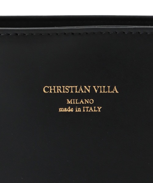 CHRISTIAN VILLA（クリスチャンヴィラ）の「CHRISTIAN VILLA / one hand shoulder bag(ワンハンドショルダーバッグ 6305)（ショルダーバッグ・レディース・キャメル/ブラック・FREE）」の9枚目の写真