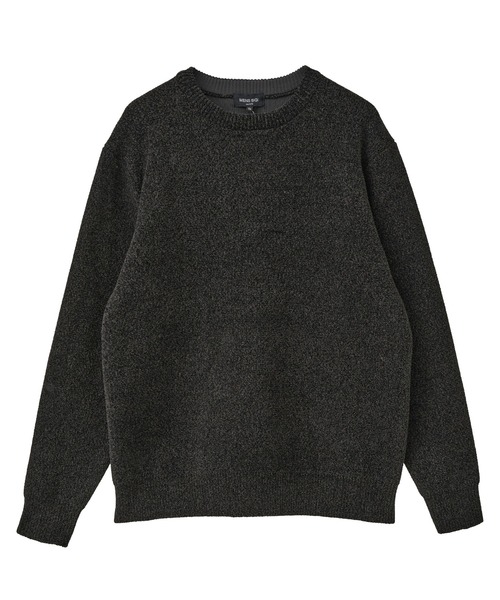 MEN'S BIGI(メンズビギ)の「メランジ調モールニット(ニット/セーター・メンズ・レッド/ブラック系その他/ネイビー/オフホワイト・04/03/01/02)」の3枚目の写真