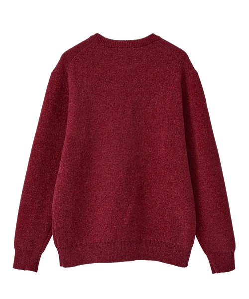 MEN'S BIGI(メンズビギ)の「メランジ調モールニット(ニット/セーター・メンズ・レッド/ブラック系その他/ネイビー/オフホワイト・04/03/01/02)」の8枚目の写真