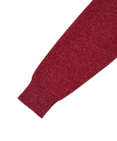 MEN'S BIGI(メンズビギ)の「メランジ調モールニット(ニット/セーター・メンズ・レッド/ブラック系その他/ネイビー/オフホワイト・04/03/01/02)」の6枚目の写真