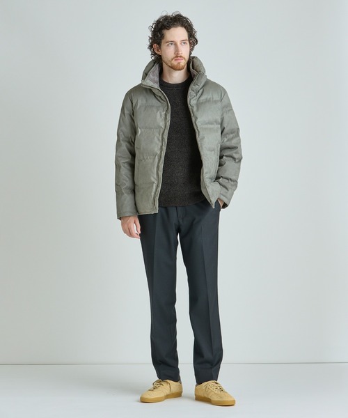 MEN'S BIGI(メンズビギ)の「メランジ調モールニット(ニット/セーター・メンズ・レッド/ブラック系その他/ネイビー/オフホワイト・04/03/01/02)」の13枚目の写真