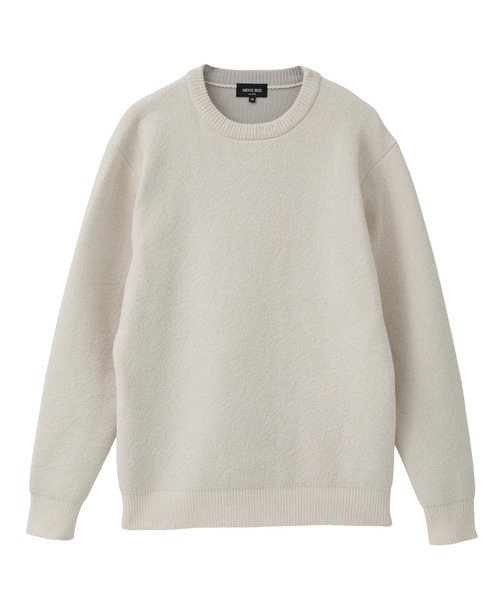 MEN'S BIGI(メンズビギ)の「メランジ調モールニット(ニット/セーター・メンズ・レッド/ブラック系その他/ネイビー/オフホワイト・04/03/01/02)」の16枚目の写真