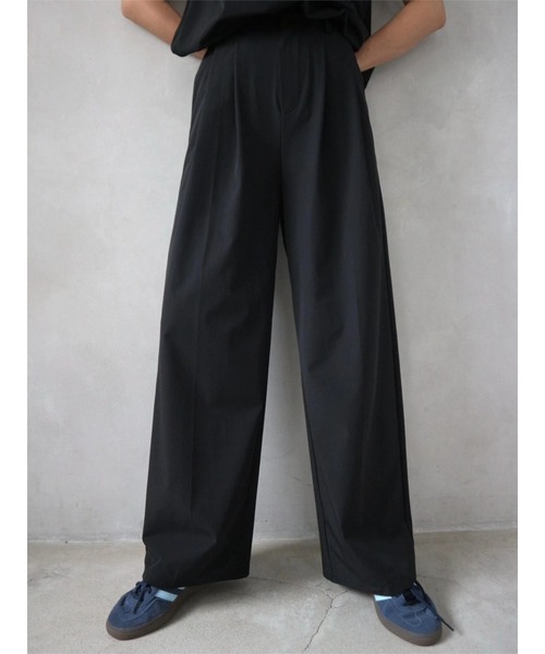 TRUNC（トランクエイティーエイト）の「Ice Touch Wide Pants（その他パンツ・レディース・ブラック/ベージュ・FREE）」の2枚目の写真