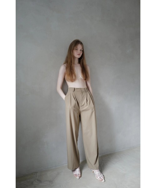 TRUNC（トランクエイティーエイト）の「Ice Touch Wide Pants（その他パンツ・レディース・ブラック/ベージュ・FREE）」の8枚目の写真