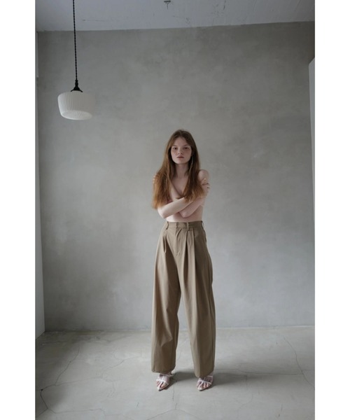 TRUNC（トランクエイティーエイト）の「Ice Touch Wide Pants（その他パンツ・レディース・ブラック/ベージュ・FREE）」の12枚目の写真