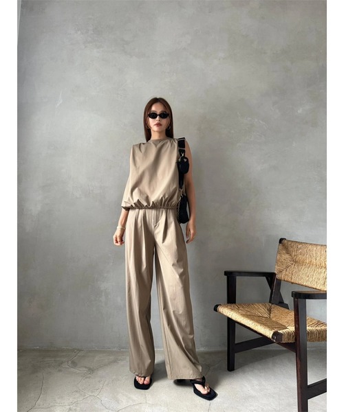 TRUNC（トランクエイティーエイト）の「Ice Touch Wide Pants（その他パンツ・レディース・ブラック/ベージュ・FREE）」の11枚目の写真