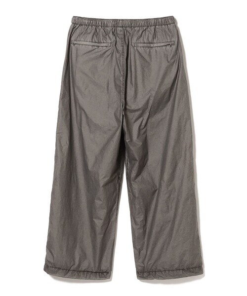 BEAMS（ビームス）の「ワイドストレートフィット ナイロン イージーパンツ（その他パンツ・メンズ・グレー/オリーブ・S/XL/L/M）」の4枚目の写真