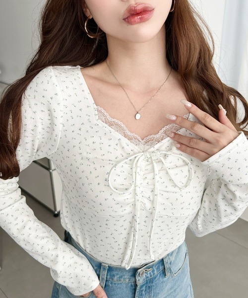 MARS♡Perfume柄♡パフューム柄♡ドットチュール×リボン♡キャミトップス MARS♡Perfume柄♡パフューム柄♡ドットチュール×リボン♡キャミトップス