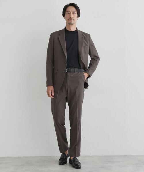 TAKEO KIKUCHI（タケオキクチ）の「レザーゴムメッシュベルト（ベルト・メンズ・ブラック/ダークブラウン・00）」の3枚目の写真