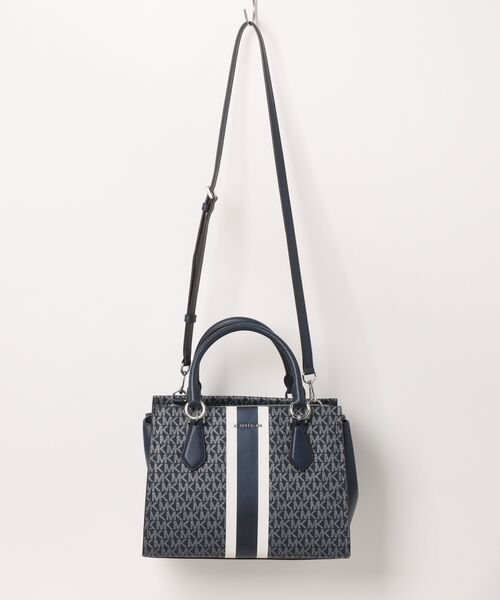 MICHAEL KORS(マイケルコース)の「MARILYN MD SATCHEL サッチェル(ハンドバッグ・レディース・ネイビー・FREE)」の1枚目の写真