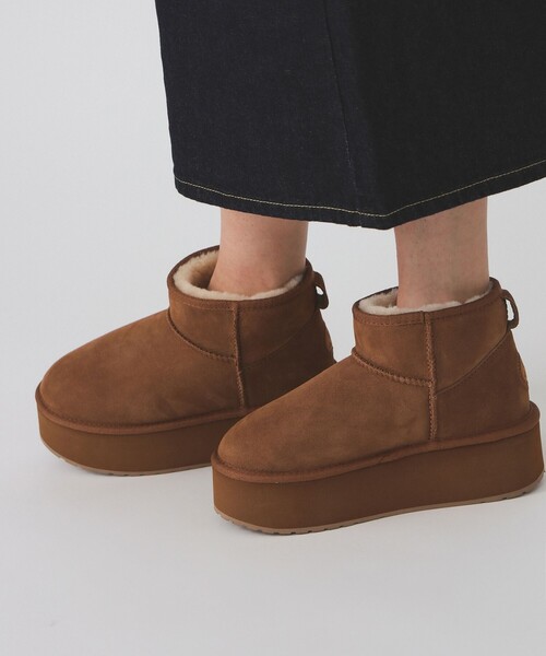 Ray BEAMS(レイビームス)の「【WEB限定】EMU / Stinger Micro Flatform(ブーツ・レディース・ブラック/ブラウン・23/24/25)」の1枚目の写真