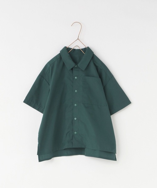 LOWRYS FARM（ローリーズファーム）の「ハーフスリーブシャツ　578288（シャツ/ブラウス・キッズ・カーキ/ベージュ/ブラック・110cm/120cm/130cm/140cm/150cm）」の3枚目の写真