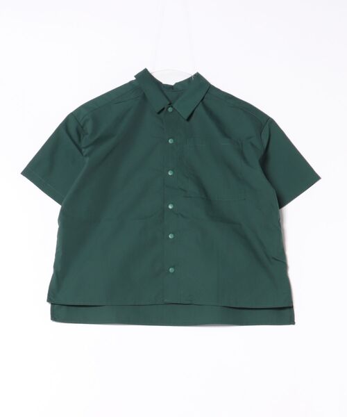 LOWRYS FARM（ローリーズファーム）の「ハーフスリーブシャツ　578288（シャツ/ブラウス・キッズ・カーキ/ベージュ/ブラック・110cm/120cm/130cm/140cm/150cm）」の21枚目の写真