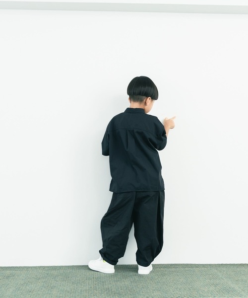 LOWRYS FARM（ローリーズファーム）の「ハーフスリーブシャツ　578288（シャツ/ブラウス・キッズ・カーキ/ベージュ/ブラック・110cm/120cm/130cm/140cm/150cm）」の5枚目の写真