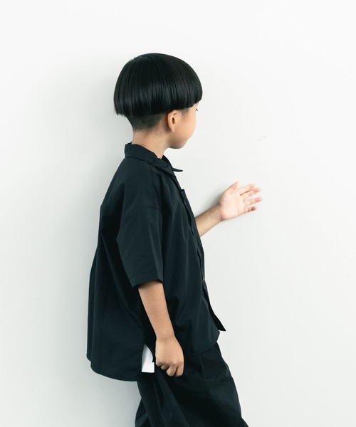 LOWRYS FARM（ローリーズファーム）の「ハーフスリーブシャツ　578288（シャツ/ブラウス・キッズ・カーキ/ベージュ/ブラック・110cm/120cm/130cm/140cm/150cm）」の6枚目の写真