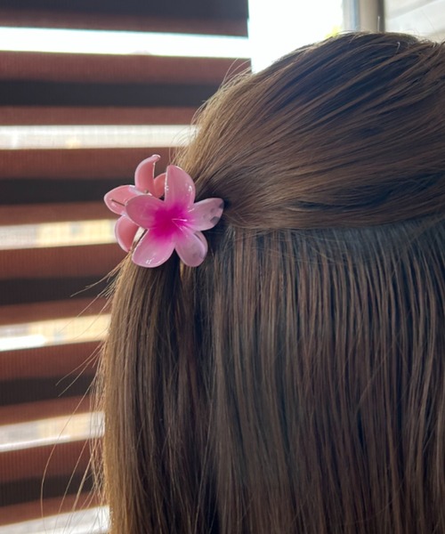 No.643  ハンドメイド バレッタ  プルメリア No.643 ハンドメイド バレッタ プルメリア
