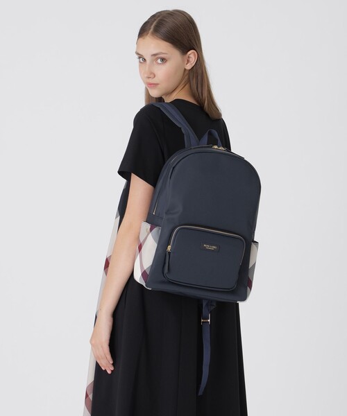 新品 ブルーレーベルクレストブリッジ リュック ナイロンバックパック 黒 ナイロンバックパック（バッグ）｜BLUE LABEL CRESTBRIDGE(ブルー