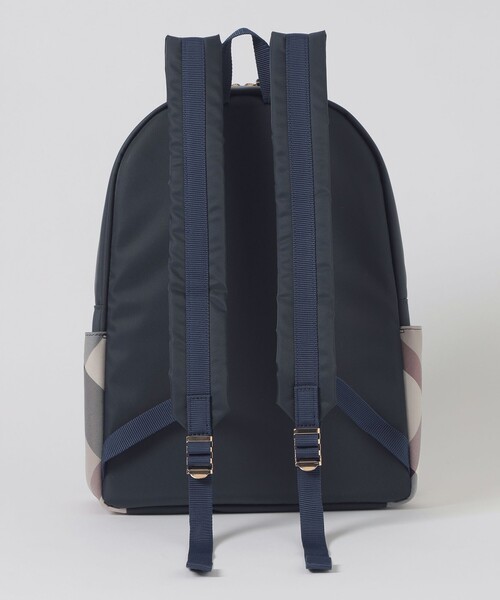 セール】パーシャルクレストブリッジチェックナイロンバックパック