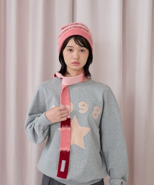 kaorinomori(カオリノモリ)の「kaorinomori キュアニット / カオリノモリ(ニットキャップ/ビーニー・レディース・グレー/ピンク/ブラウン・FREE)」の1枚目の写真