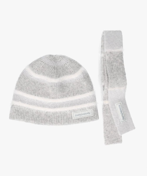 kaorinomori(カオリノモリ)の「kaorinomori キュアニット / カオリノモリ(ニットキャップ/ビーニー・レディース・グレー/ピンク/ブラウン・FREE)」の8枚目の写真