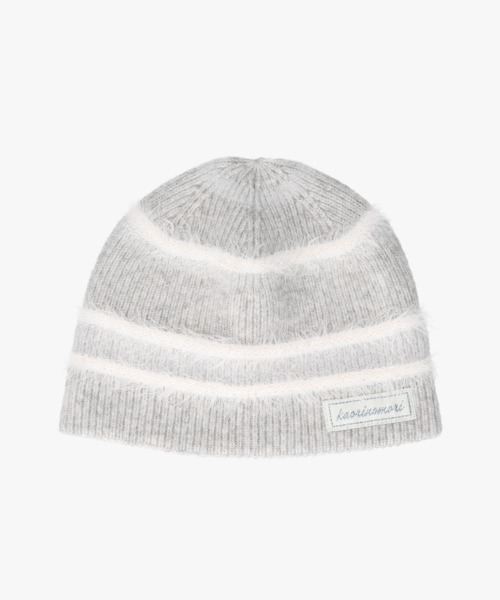 kaorinomori(カオリノモリ)の「kaorinomori キュアニット / カオリノモリ(ニットキャップ/ビーニー・レディース・グレー/ピンク/ブラウン・FREE)」の9枚目の写真