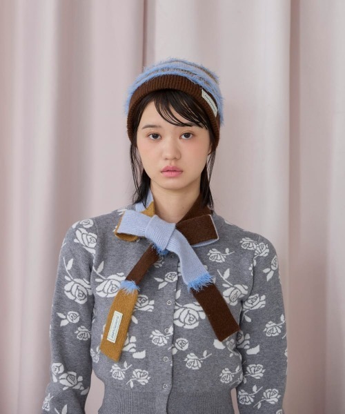 kaorinomori(カオリノモリ)の「kaorinomori キュアニット / カオリノモリ(ニットキャップ/ビーニー・レディース・グレー/ピンク/ブラウン・FREE)」の14枚目の写真