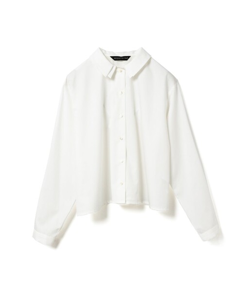 mizuiroind(ミズイロインド)の「mizuiro ind ダブルカラーシャツ(シャツ/ブラウス・レディース・ネイビー/オフホワイト/ブルー/チャコールグレー/ブラック・FREE)」の6枚目の写真