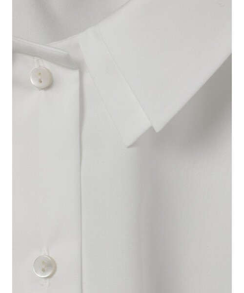 mizuiroind(ミズイロインド)の「mizuiro ind ダブルカラーシャツ(シャツ/ブラウス・レディース・ネイビー/オフホワイト/ブルー/チャコールグレー/ブラック・FREE)」の7枚目の写真