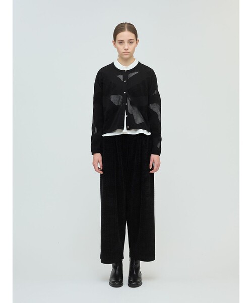 mizuiroind(ミズイロインド)の「mizuiro ind ダブルカラーシャツ(シャツ/ブラウス・レディース・ネイビー/オフホワイト/ブルー/チャコールグレー/ブラック・FREE)」の18枚目の写真