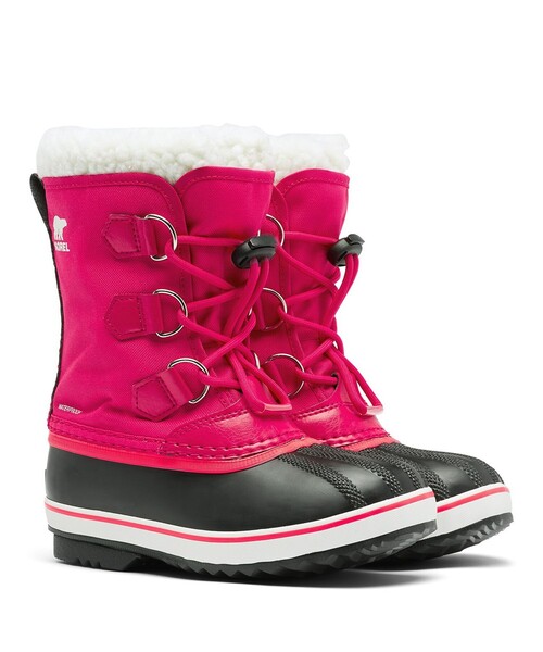 SOREL(ソレル)の「防水 防寒 軽量 SOREL/キッズ ユートパックナイロン ウォータープルーフ ブーツ/ソレル(ブーツ・キッズ・ブラック/ネイビー/パープル/グレー・22.0cm/20.0cm/24.0cm/21.0cm/23.0cm/19.0cm)」の4枚目の写真