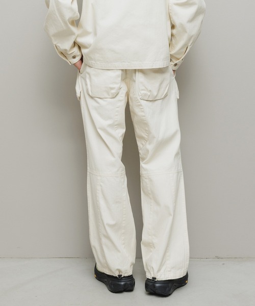 BAL（バル）の「HERRINGBONE CREW  PANT（その他パンツ・メンズ・アイボリー/ブラック/カーキ・3/2/1）」の8枚目の写真