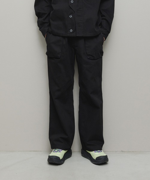 BAL（バル）の「HERRINGBONE CREW  PANT（その他パンツ・メンズ・アイボリー/ブラック/カーキ・3/2/1）」の9枚目の写真