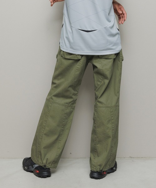 BAL（バル）の「HERRINGBONE CREW  PANT（その他パンツ・メンズ・アイボリー/ブラック/カーキ・3/2/1）」の14枚目の写真