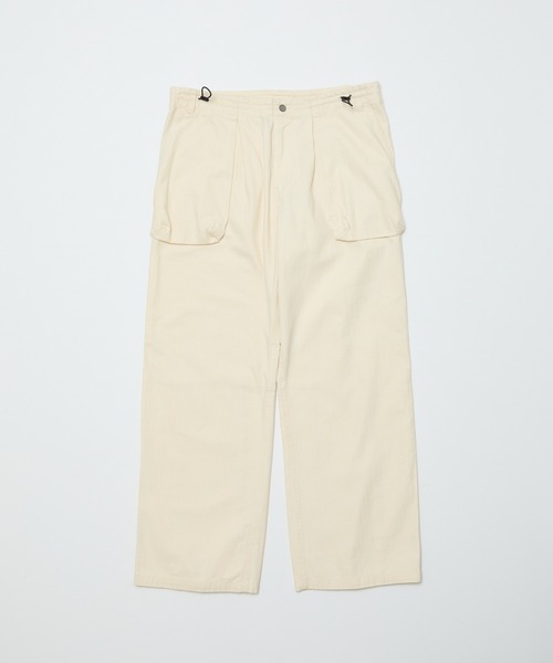 BAL（バル）の「HERRINGBONE CREW  PANT（その他パンツ・メンズ・アイボリー/ブラック/カーキ・3/2/1）」の15枚目の写真