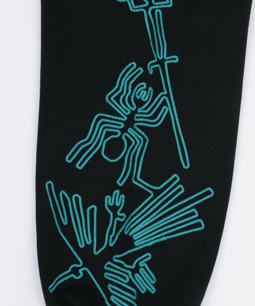 チチカカ（チチカカ）の「ナスカ刺繍スリーブプルオーバー（スウェット・レディース・オレンジ/ブラック/ホワイト・FREE）」の6枚目の写真