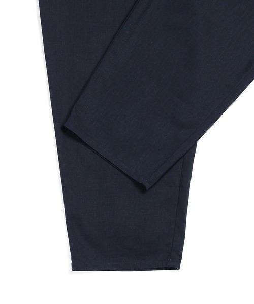 The DUFFER of ST.GEORGE（ザダファーオブセントジョージ）の「LINEN BLEND COOLMAX EASY WIDE PANTS：セットアップ 麻混クールマックス テーパード イージーワイドパンツ（その他パンツ・メンズ・ネイビー/グレイッシュベージュ・X-LARGE/LARGE/MEDIUM/SMALL）」の7枚目の写真